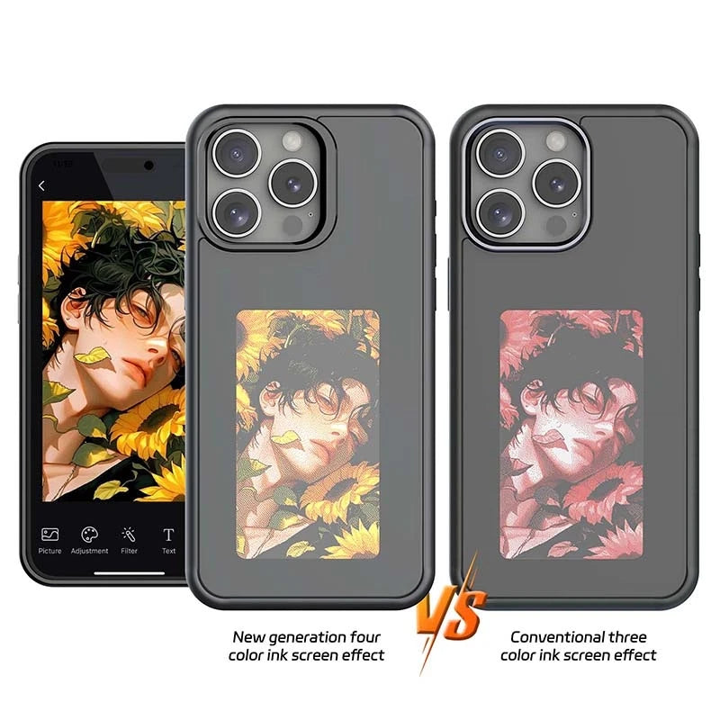LumixaCase™ – Coque NFC Intelligente avec Écran Personnalisable